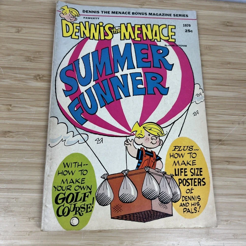 Dennis The Menace Comic Lot (9) Fawcett Silver Bronze Age‎ Giant Bonus Issues